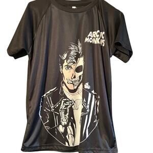 ARCTIC MONKEYS Smoking Skeleton T-shirt, Size Medium
